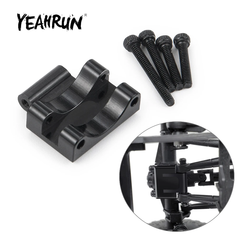 YEAHRUN Metal Rear Axle Truss Upper Link Mount for Axial SCX24 Deadbolt Gladiator Bronco Wrangler C10 1/24 RC Crawler Car Model