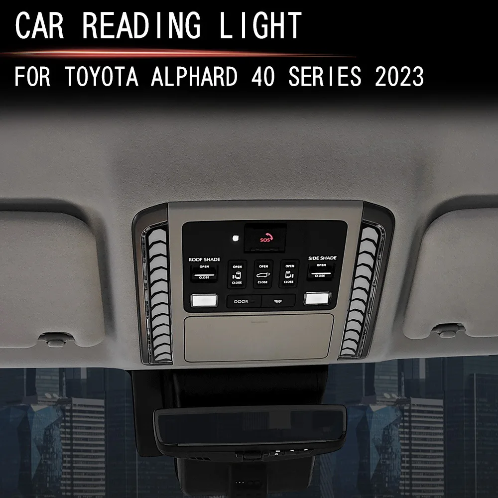 For Toyota 40 series Vellfire Alphard 2023 Touch Reading Lights Ambient Lights And Overhead Light Modification Accessories