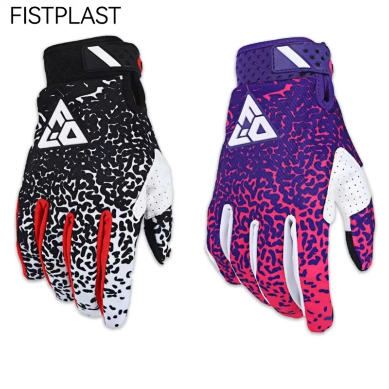 Fistplast-Gants d\'équitation confortables pour vélo, écran tactile, long doigt, 2 couleurs, modèle VTT 661, portable, qualité