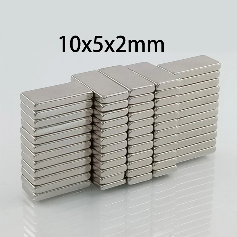 10/20/50pcs magnet Mini Magnetic Strips 10x5x2mm, Super Stro