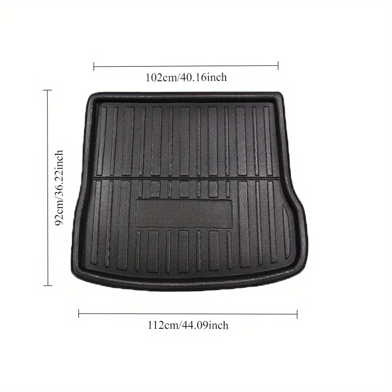 For AUDI Q5 SQ5 2008-2017 Car Tail Trunk Mat Boot Tray Liner Floor Carpet Luggage Cargo Mud Pad EVA view 2