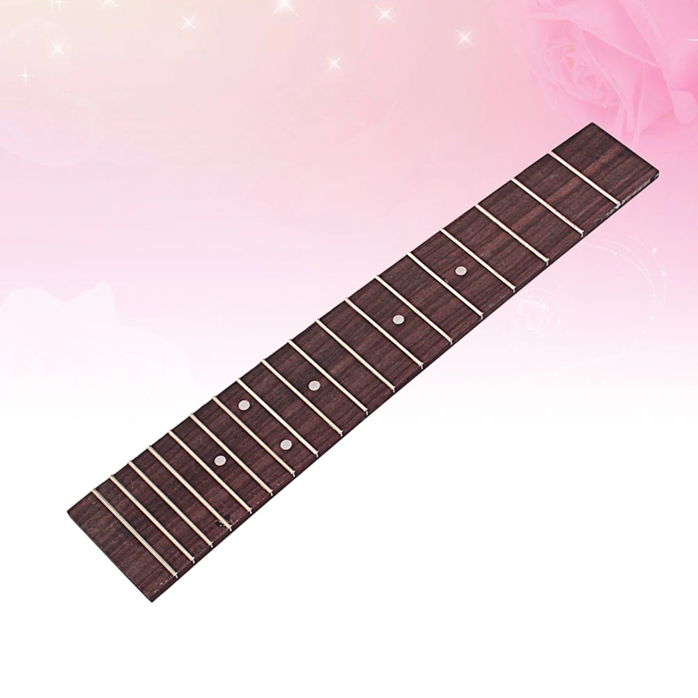 

18 Fret Ukulele Finger Board Practice Wooden Fretboard Tenor Fingerboard