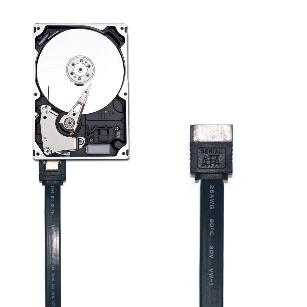 10 cm SATA 3.0 Datenkabel-Verbindungsadapter SATA III-Kabel für Festplattenlaufwerk SSD HDD Hochgeschwindigkeitsadapter Signalübertragung – Detail 6