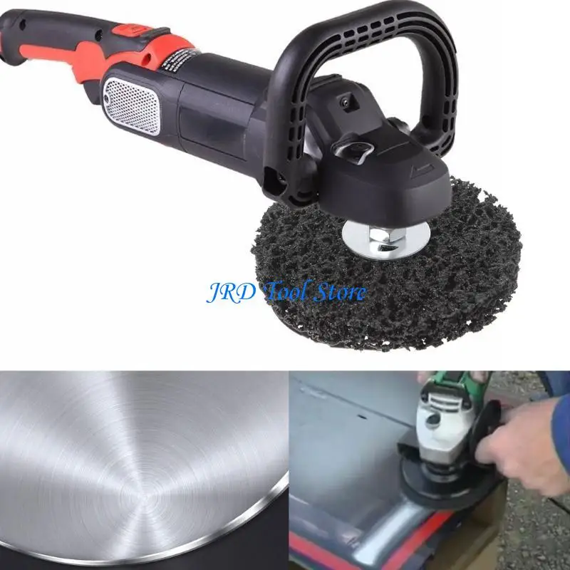A2UD Poly Dải góc Máy mài Bánh xe Bánh xe sơn Rust Rust Rust cho các dụng cụ mài mòn
