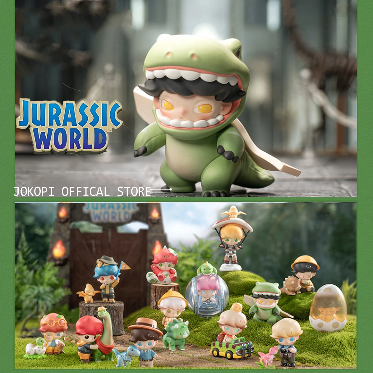 POP MART DIMOO Jurassic Dinosaur Series Blind Box Toys Guess Bag Mystery Box Mistery Caixa Action Figure Surpresa Cute Birthday