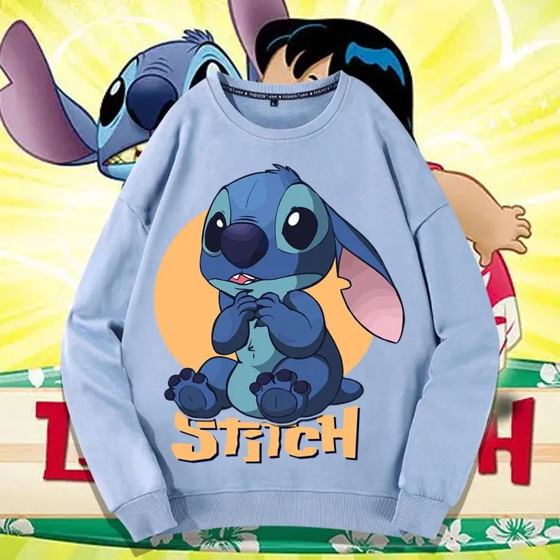 

Disney Steedy Joint Hoodie Male Crewneck Lilo & Stitch Animation Surrounding Coat Harbor Wind Ins Trendy Clothes