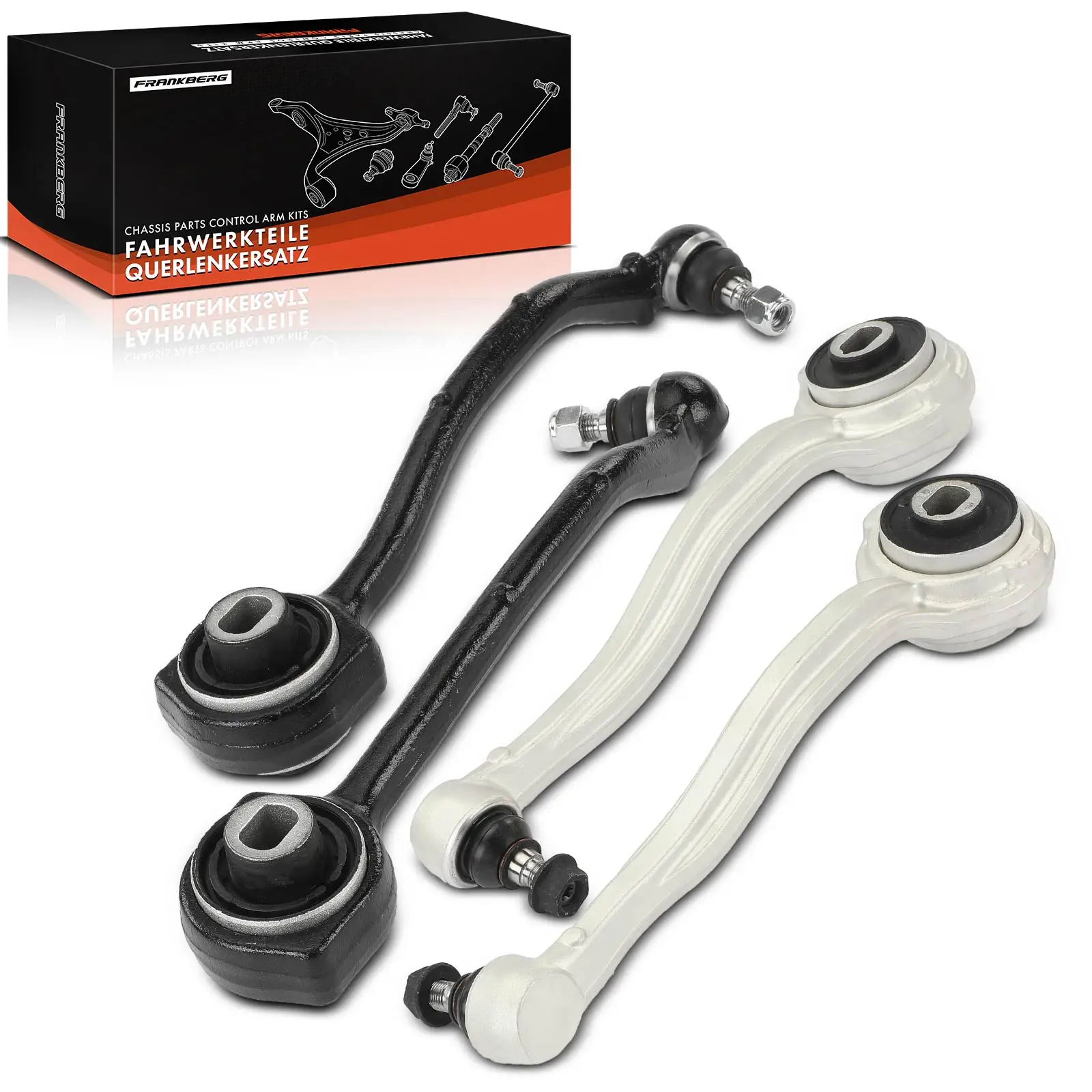 Frankberg 4-delige draagarmset vooras voor Mercedes C-Klasse W203 CLK C209 SLK R171 2033300111