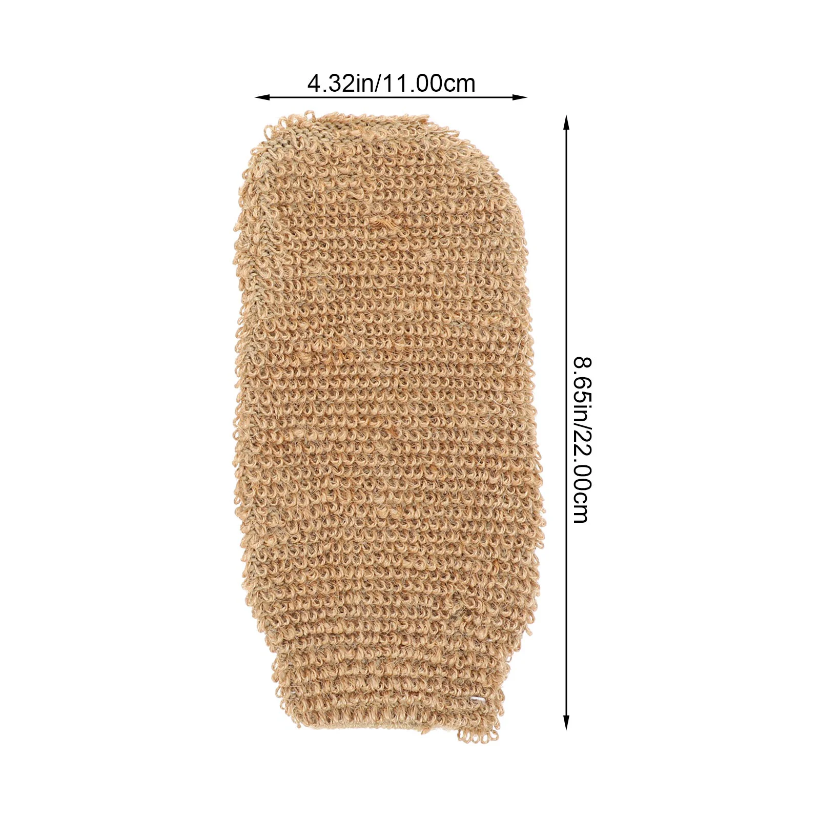 2 PCS Jute Bath Gloves Towel Hand Rubbing Exfoliating Home Towels Tool Body Washing Cleaning Supplies