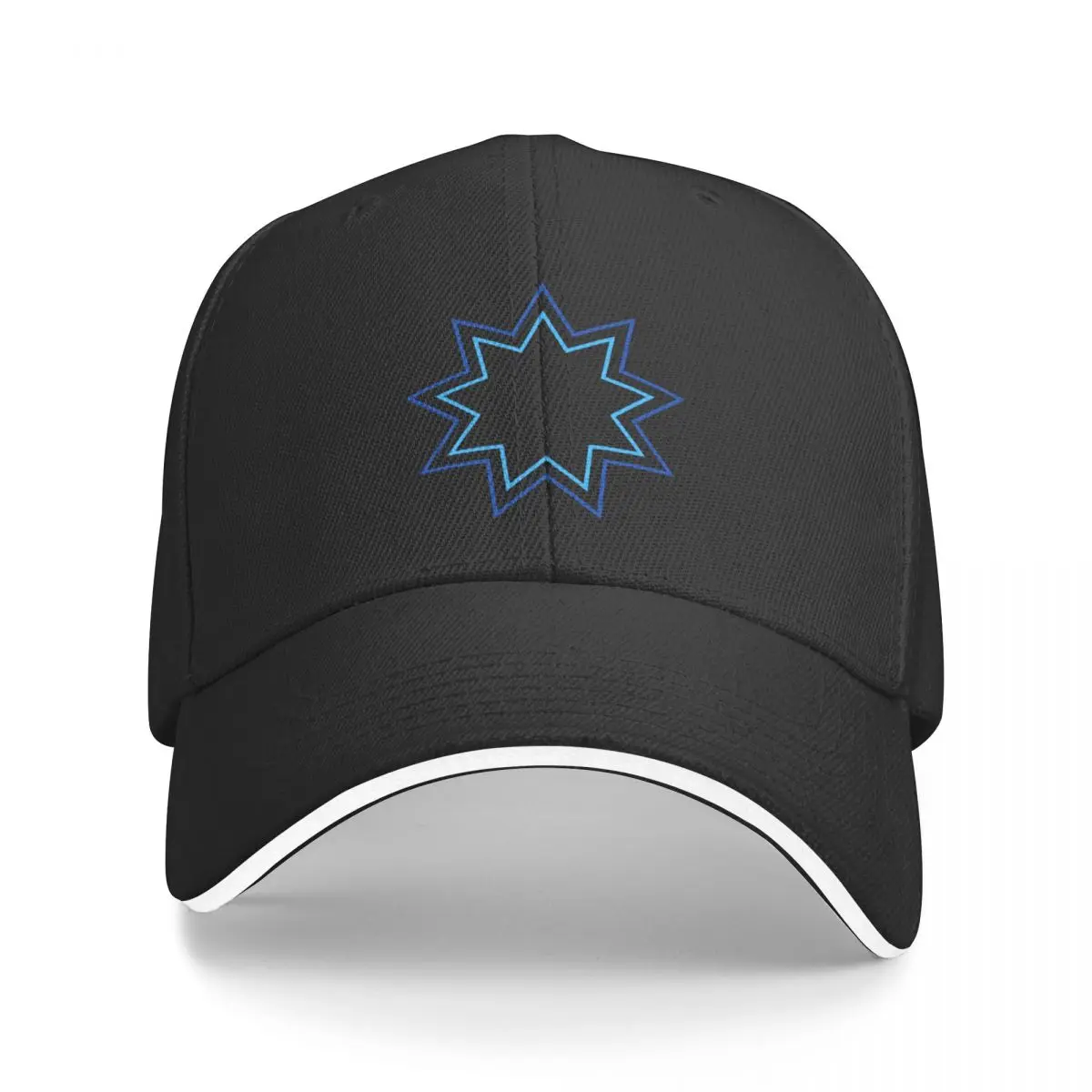 

Blue 9-Point Star Baseball Cap Gentleman Hat Golf Wear Golf Women Men's