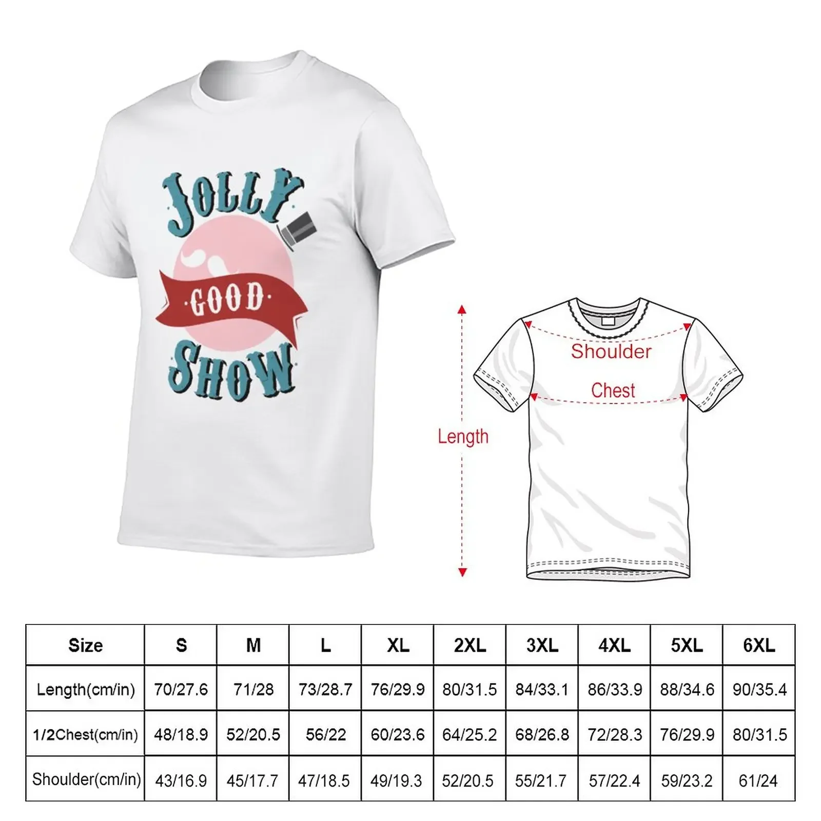 New Jolly Good Show T-Shirt cute clothes boys animal print anime figures shirts men