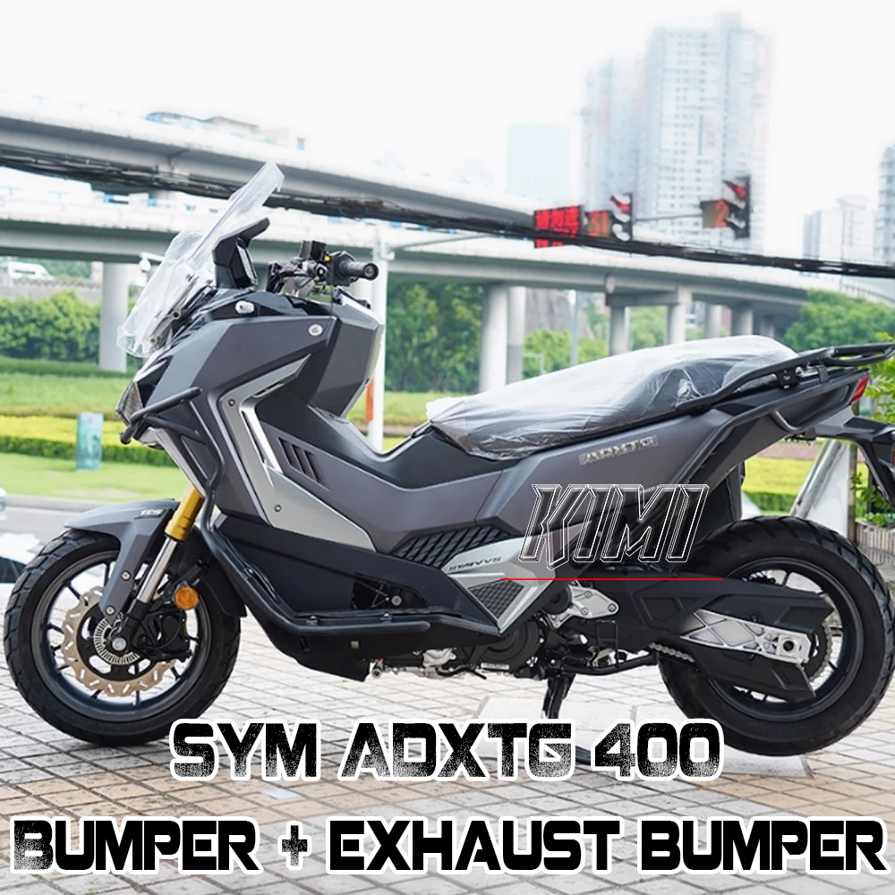 

Motorcycle Bumper Exhaust Bumper Anti-fall Guard Bar Modified Accessories For SYM ADXTG 400 ADXTG400