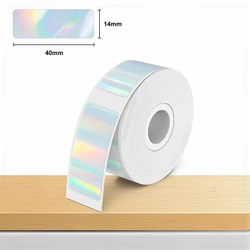 P15 Label Paper Sticker 12*40mm 15*30mm 14*40mm Self-adhesive P15 Label Printer Tape for P15 Marklife P15 DELI Q2 D30 Labeller