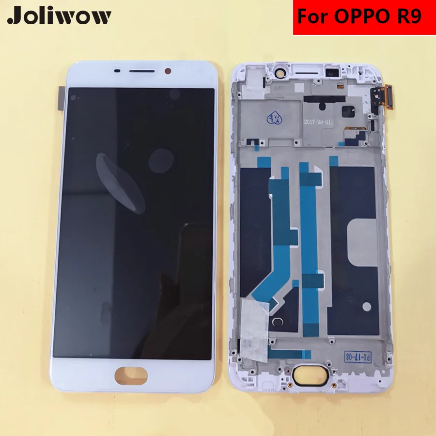 Imagem -04 - Lcd para Oppo r9 R9m R9tm X9009 f1 Mais Display Lcd Mais Tela de Toque com Quadro Digitador Assembléia Substituição 5.5