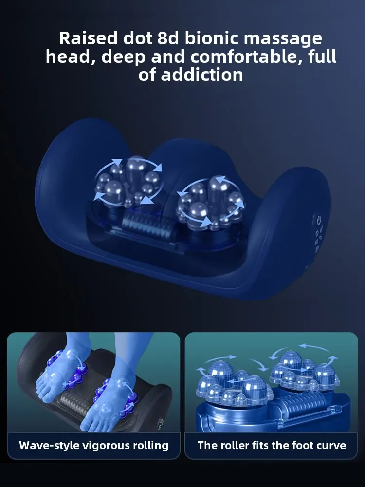 

Массажер для икр, дноуглубительные работы для подошв ног, автоматическое разминание, машина для терапии ног с подогревом от артефакта подошвенных лап