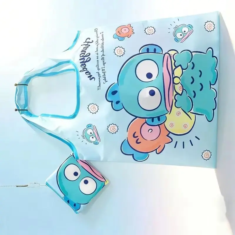 

Sanrio Hello Kitty Eco-Friendly Bag My Melody Kuromi Tote Cloth Shopper Handbag Cinnamoroll Shoulder Bag Be Folded