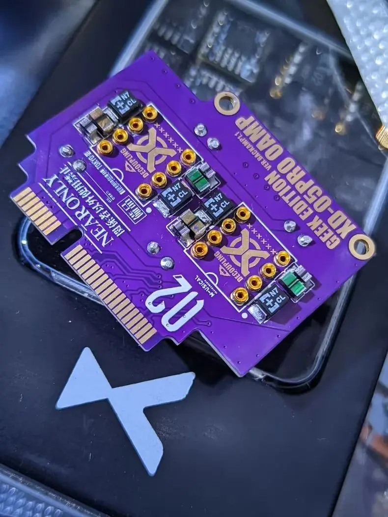 HIFI Back Plug-versie Oorversterkermodule Geïntegreerde ontkoppelingstoel DIY voor XD05Pro - afbeelding 2