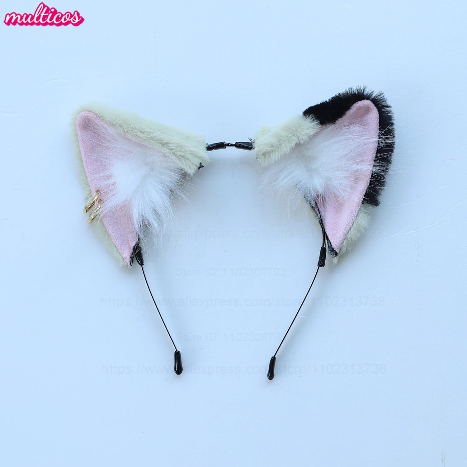 Chainsmoker Cat Satou Yaniko Cosplay-Perücke, Yani Neko-Perücke, kurze, hellgrüne, hitzebeständige Anime-Perücke, Ohren und Schwanz als Accessoires. – Detail 8