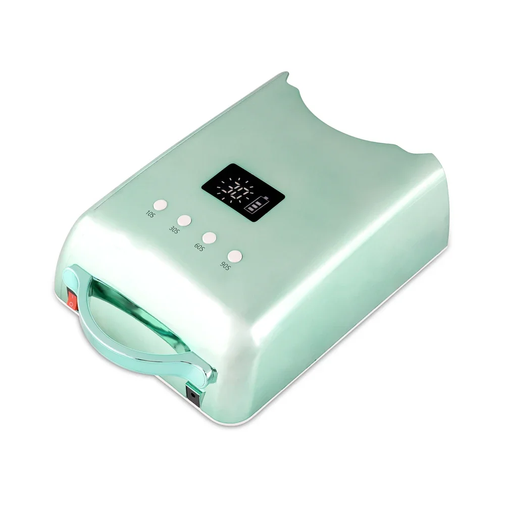 2024 Most Popular 78W Rechargeable Mermaid UV LED Nail Lamp Cordless Nail Dryer Lamp Light For Manicure Salon