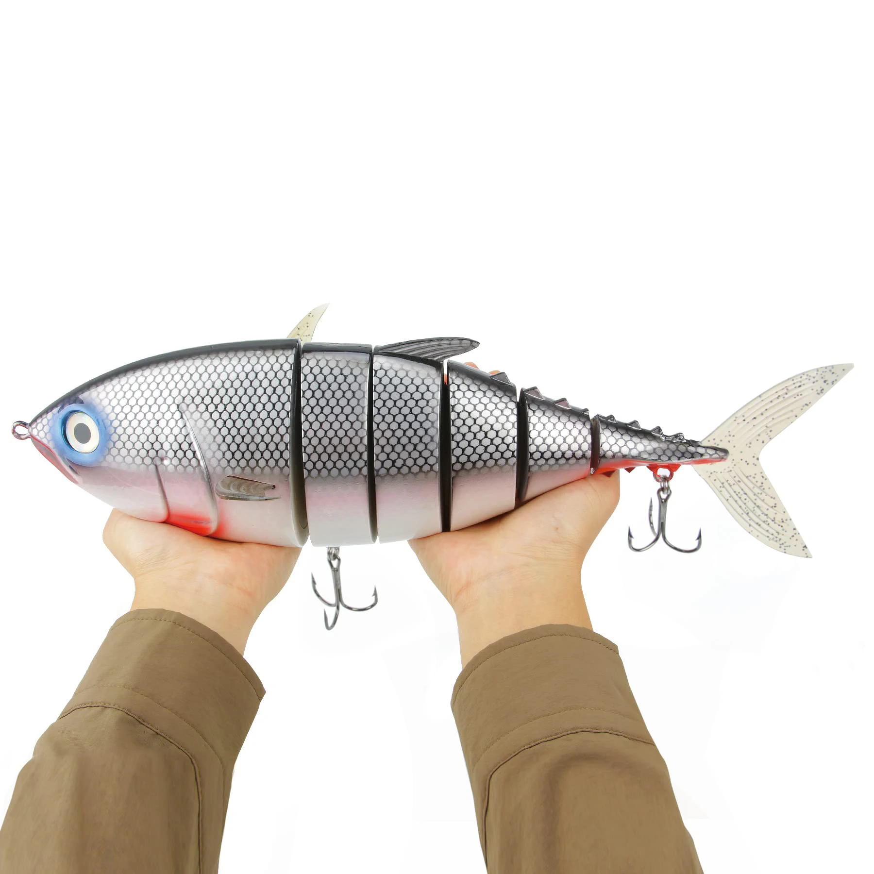 

Bass Fishing Lures Highly Realistic Bass Lures Multi Jointed Swimbait Lifelike Hard Bait Trout Perch Fishing Bait Tunas Lure