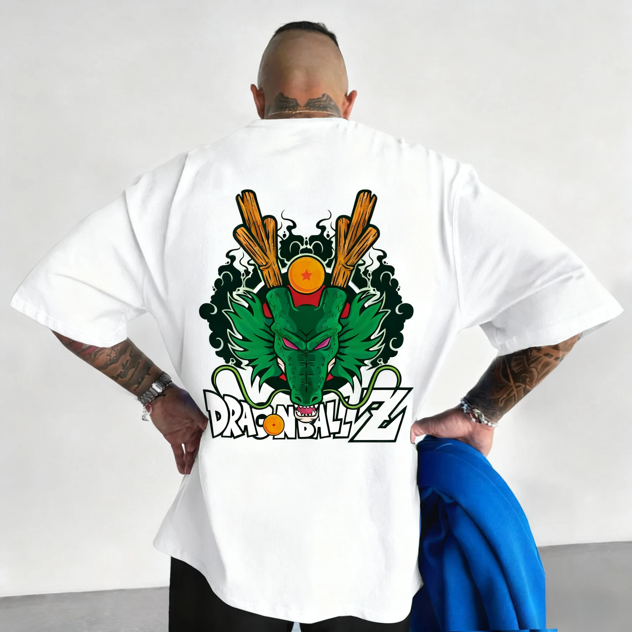 2026 لعبة دراغون بول أنيمي جوكو مطبوعة القطن الخالص قصيرة الأكمام بانداي فضفاض رياضي الرجال والنساء تي شيرت برقبة مستديرة #1