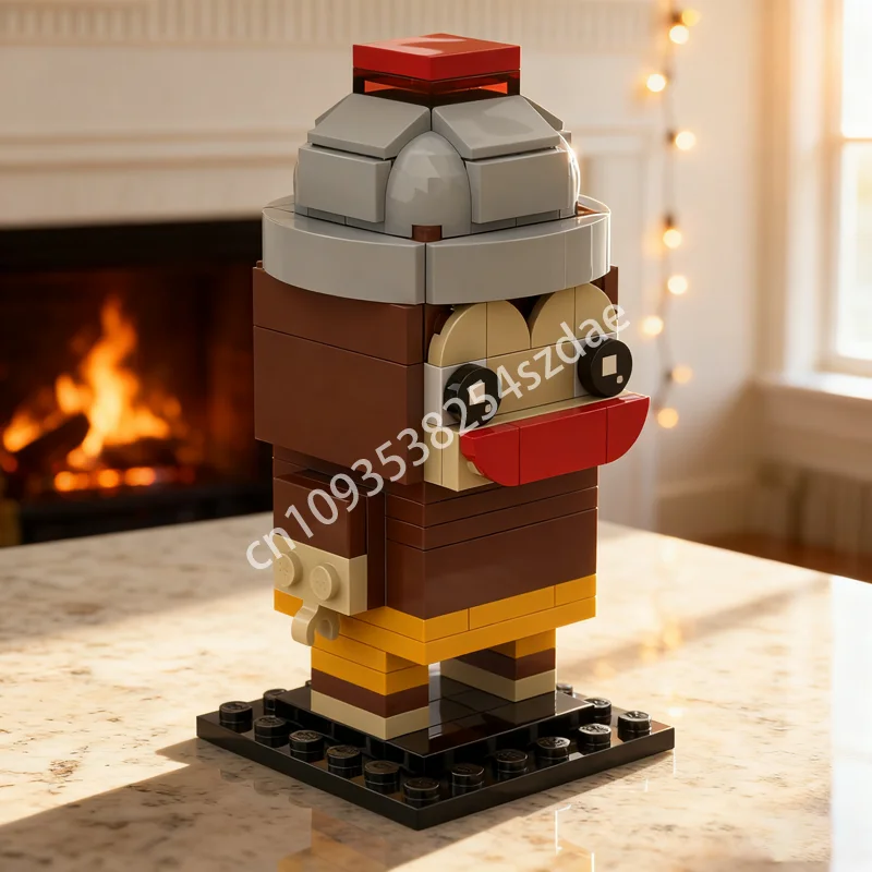 

107 шт. MOC Ape Escape Обезьяна Brickheadzed Модель Строительство Рождественские подарки Блоки Строительство DIY Креативные игрушки Кирпич День рождения