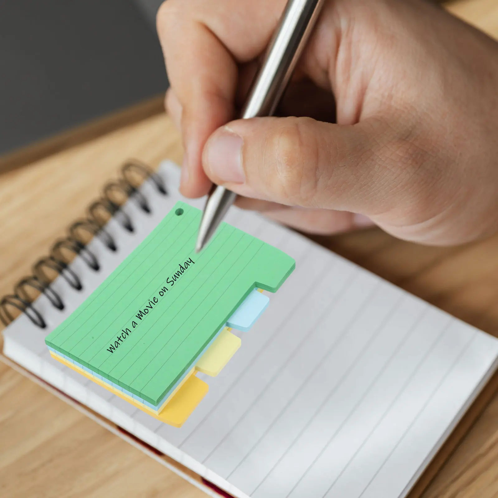 

100 Sheets Index Notes Bookmarks Memo Pads Portable Writing Paper Thick Paper Student Practical School Small Notepad
