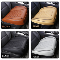 New Front Car Seat Cover PU Leather Cars Seat Cushion Automobiles Seat Protector Universal Car Chair Pad Mat Auto Accessories