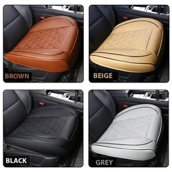 New Front Car Seat Cover PU Leather Cars Seat Cushion Automobiles Seat Protector Universal Car Chair Pad Mat Auto Accessories