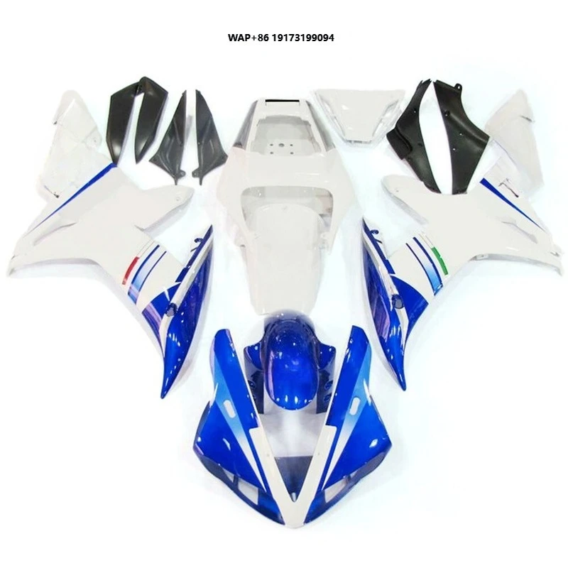 

Комплект обвесов для мотоцикла YZF 1000 R1 2002-2003 годов, бело-синий, пластиковые детали