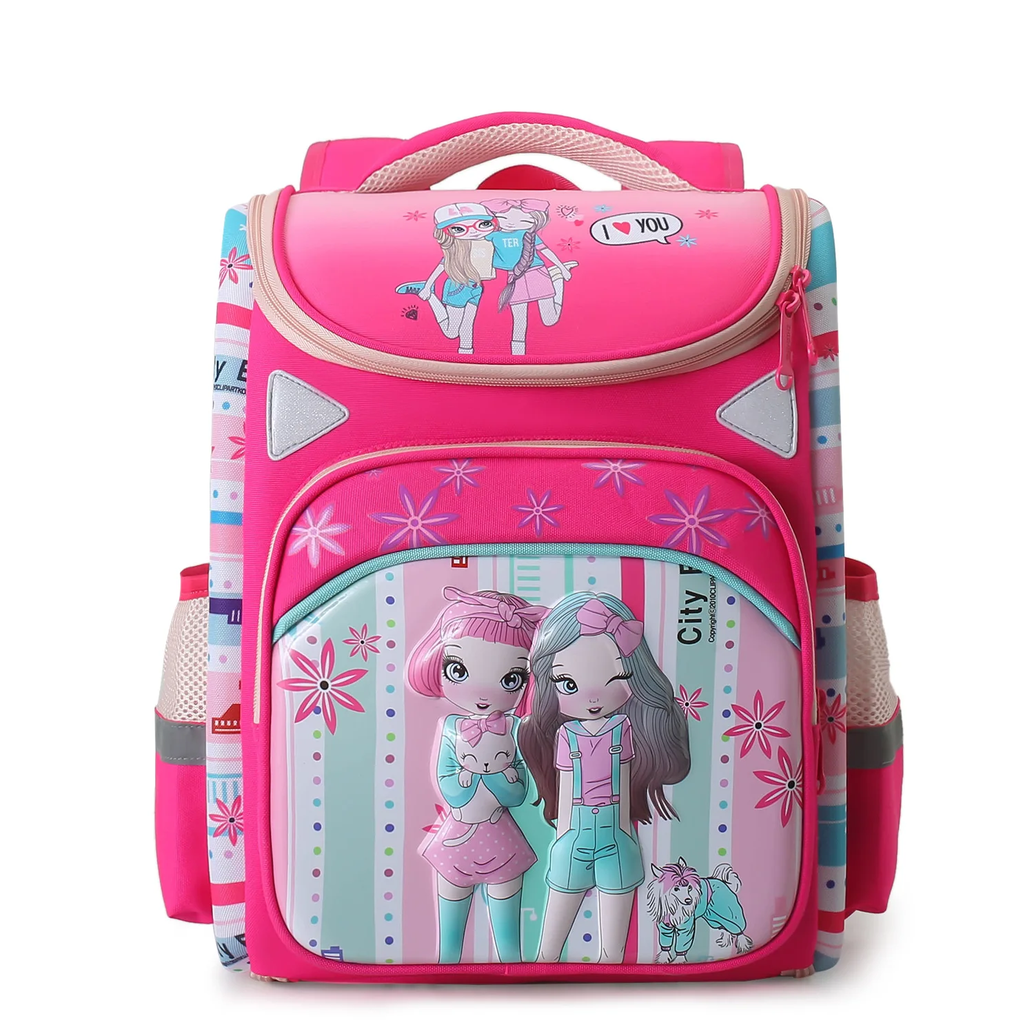 Orthopedic Kids School Bag for Boys 3D Car Primary Schoolbag High Quality Folded Children School Bag for Girls Knapsack