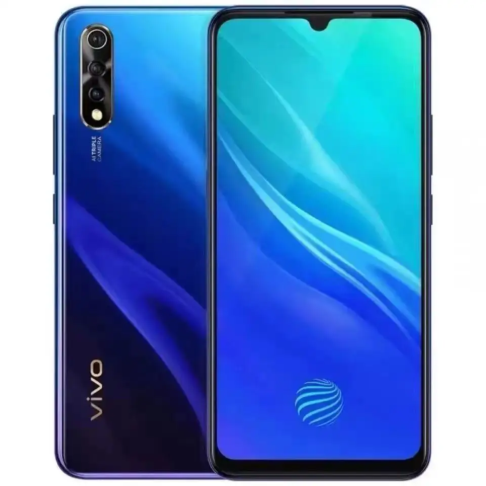 هاتف ذكي 4G Vivo S1 هاتف محمول 4500mAh 6GB 128GB Android CPU Helio P65 Super AMOLED 6.38 بوصة 16MP + 8 + 2MP كاميرا 18W شحن