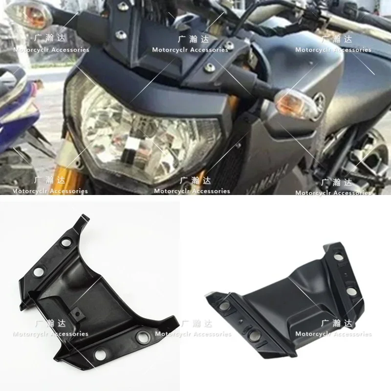 Scheinwerfer Mitte Feste Abdeckung Verkleidung Fit Für Yamaha MT09 FZ09 MT-09 FZ09 2014-2015-2016 Verkleidung Kopf abdeckung center bord