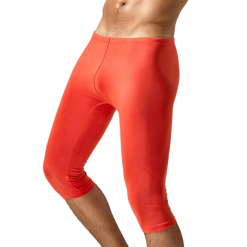 

Летние мужские спортивные шорты для тренировок и бега, облегающие, эластичные, бесшовные, для сна, мужские короткие брюки