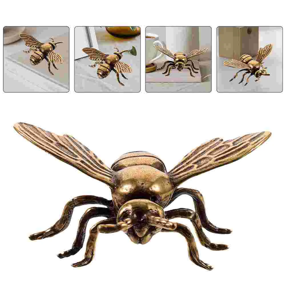 

2 Pcs Honey Bee Figures Ornament for Trees Ornaments Letter Bees Decor Desk Household