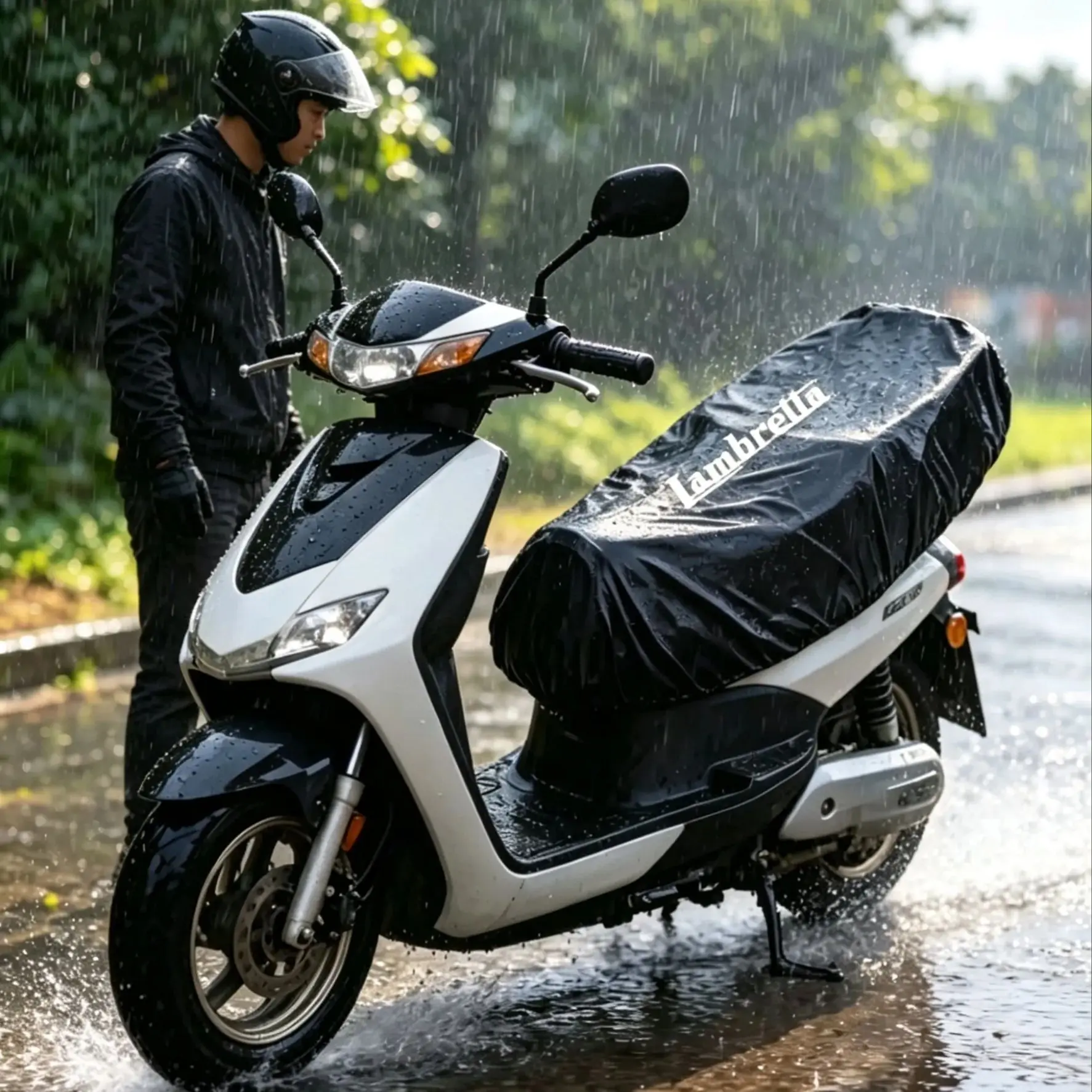 

Для серии Lambretta X300, X125, G350, J125 – водонепроницаемый чехол от дождя, с УФ-защитой, теплоизоляцией и защитой от царапин, чехол для сиденья скутера.