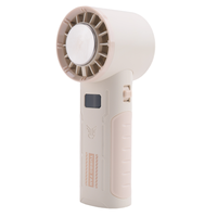 Handheld Fan Portable Handheld Fan Outdoor Semiconductor Refrigeration Air Cooler Fan 2000mAh Battery Rechargeable Cold Fan,B