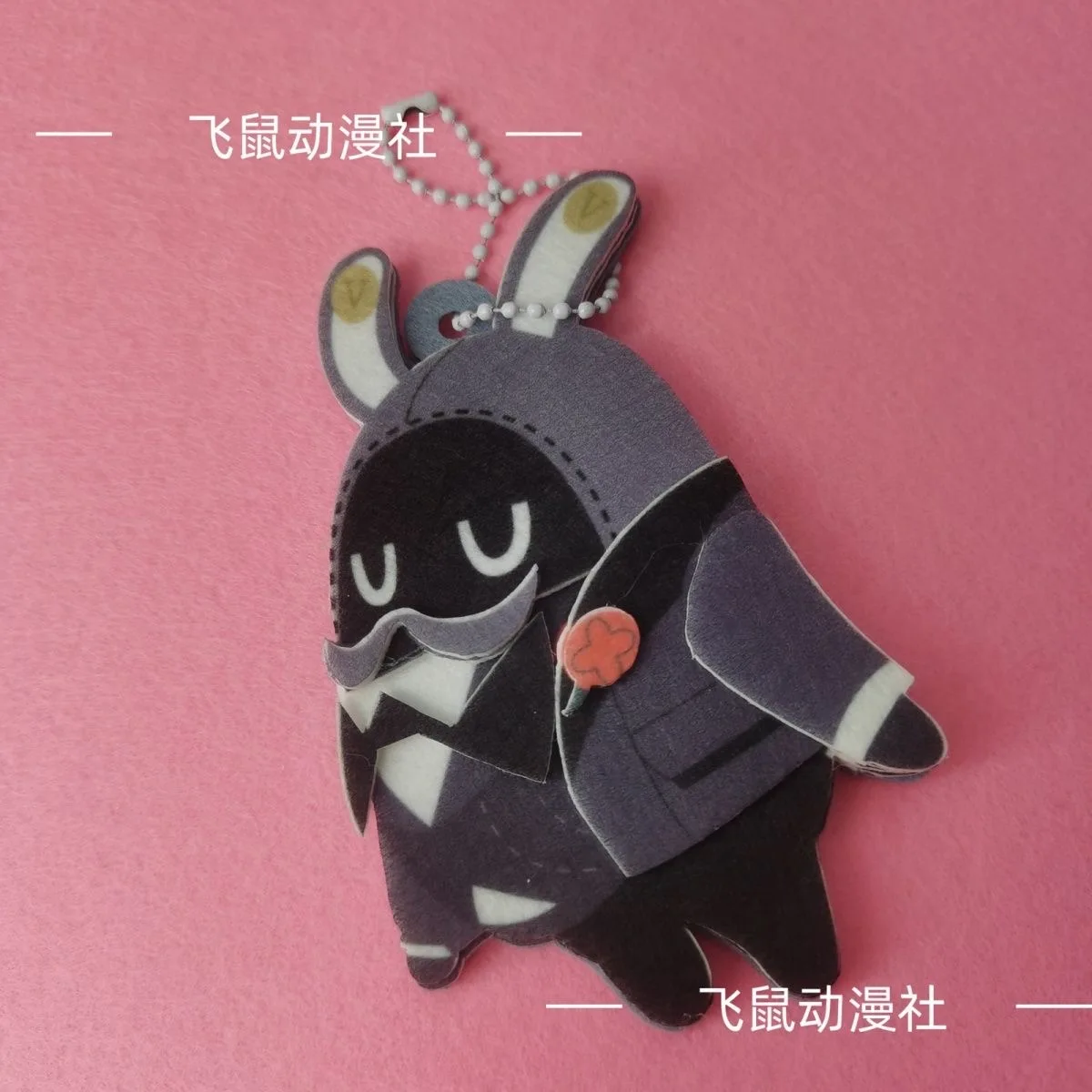 صفر لطيف لطيف تلعثم بتلر تأثيري غير المنسوجة قلادة الكرتون مضحك المفاتيح لإعطاء الأصدقاء