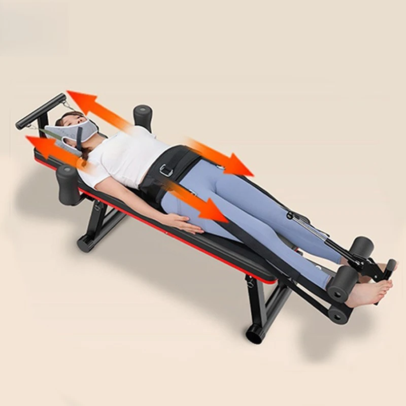 Portable Adjustable Electric Multifunctional Orthopedic Spine Traction Bed Cervical and Lumbar Orthotics
