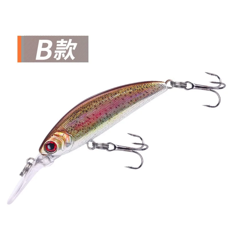1PCS Crankbait Minnow Fishing Lure Sinking Hard Bait 50mm/5.8g Artificial Bait Fishing Wobblers Swimming Carp