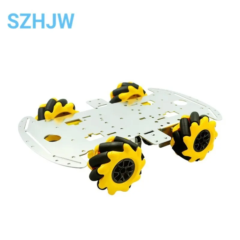 Mecanum Wheel Omni-directional Robot Car Chassis Kit with 4pcs TT Motor for Arduino for arduino Raspberry Pi DIY Toy Parts