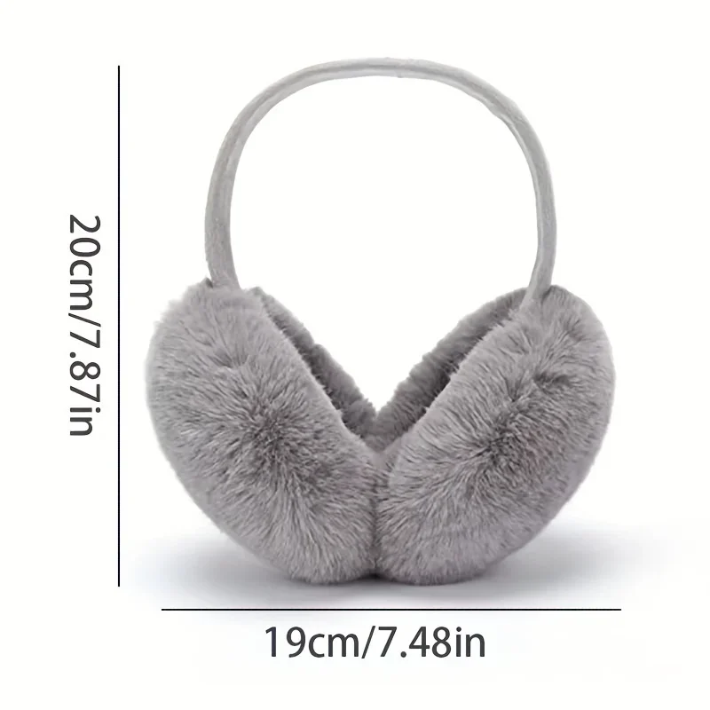 Solid Soft Plush Ear Keep Warmer Winter Earmuffs for Women Men Fashion Outdoor Earflap Protection Ear-Muffs Cover Good Effect