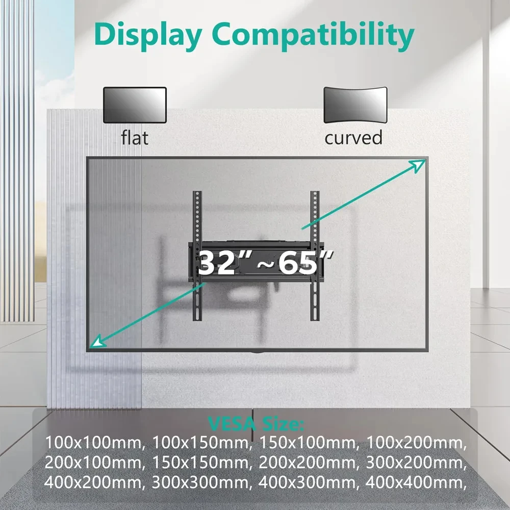 Fixed TV Wall Mount for Most 32-65