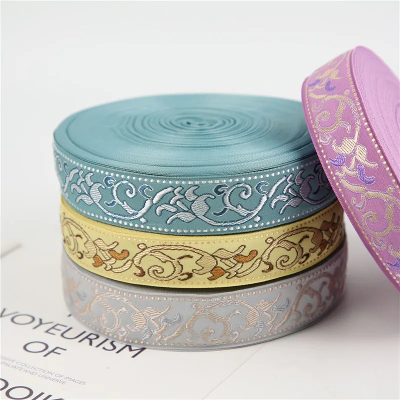 

35mm 5Yards Or 50Yards Vintage Classic Ethnic Jacquard Ribbon