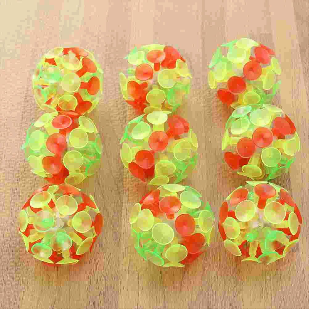 5 Pcs Flash Toys Funny Suction Ball Cup Balls Cup Bounce Sucker Sports Child Toddler