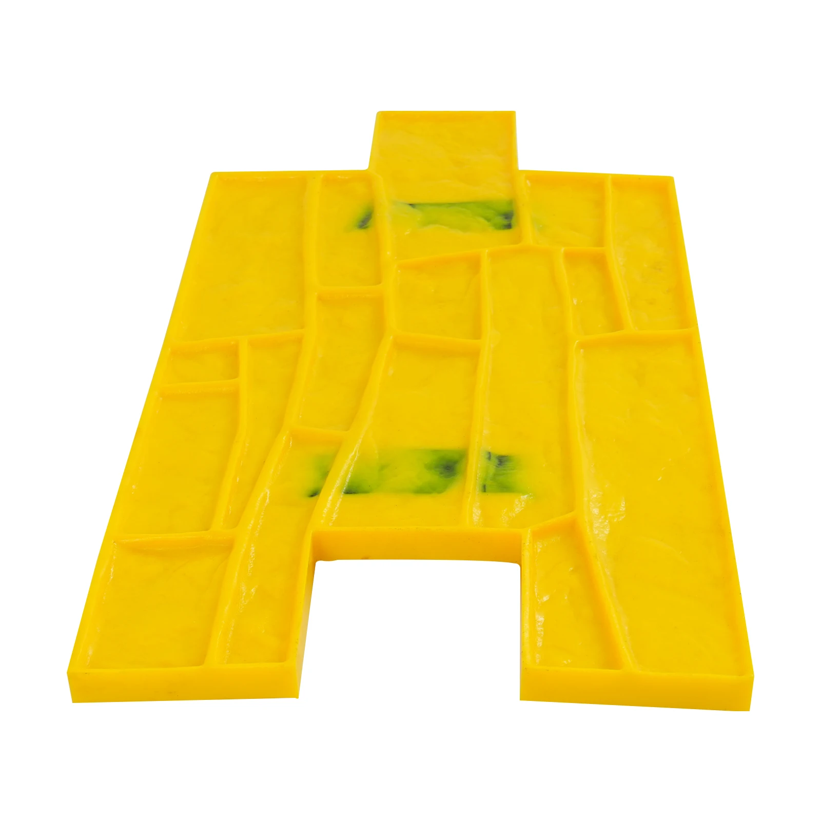 Набор форм для штамповки бетона, 3-х предметная форма для текстуры камня для украшения бетона своими руками на открытом воздухе/в помещении, противоскользящая конструкция