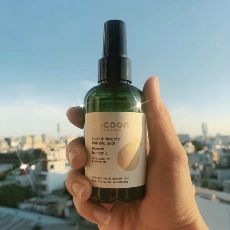 Vietnamese Cocoon Grapefruit Scalp Tonic 140ml, Refreshing & Nourishing Essence for Healthy Scalp & Hair