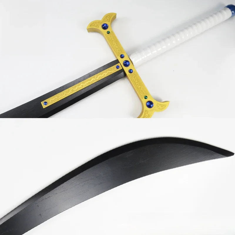 43inch Dracule Mihawk Katana Eagle Sword Wooden Ninja Knife Blade Anime Cosplay Prop Real Size Katana Samurai Sabre Toy Gift