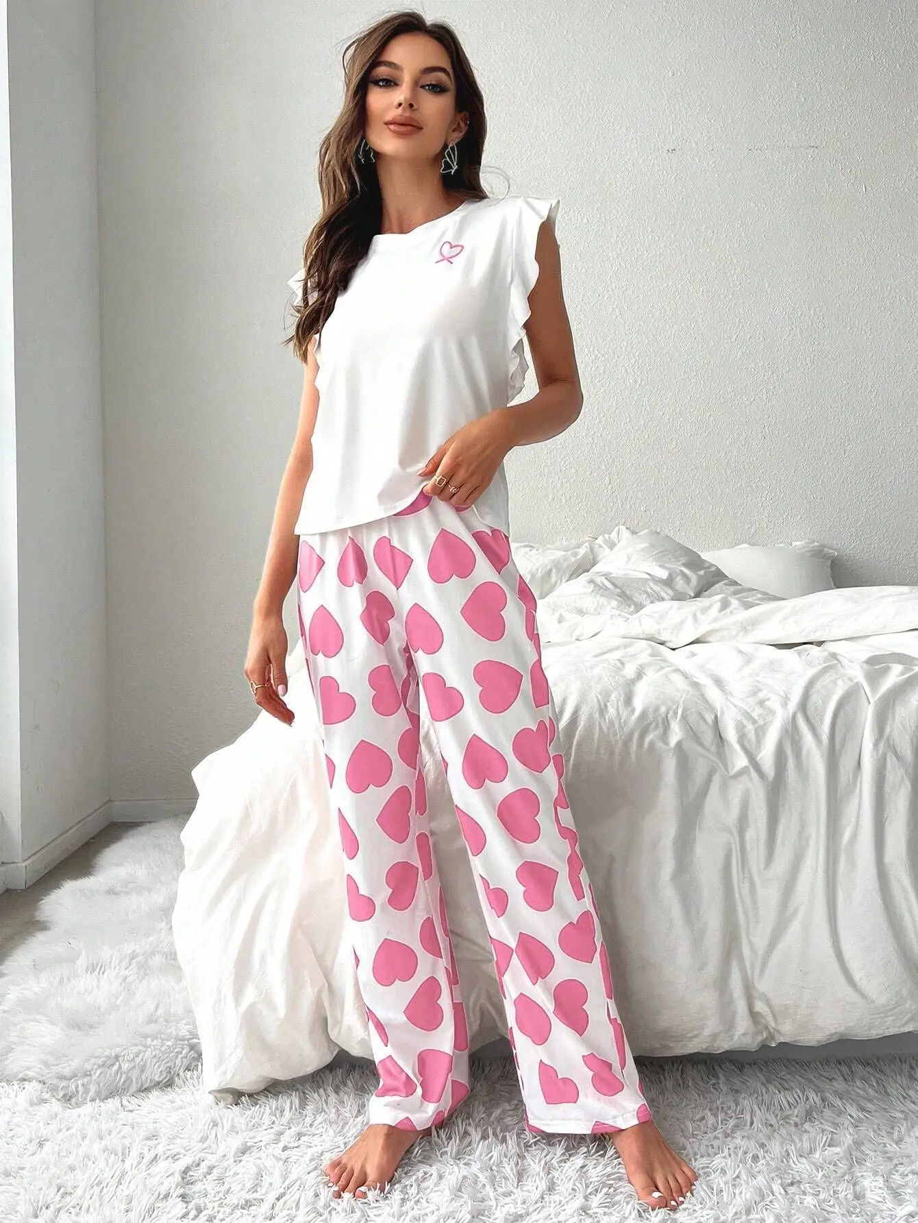 Summer Pajamas Set Women Summer Trousers Sets Pijama Women's Pajama Sleepwear Woman Sleeping Sexy Sleep Lounge Underwear
