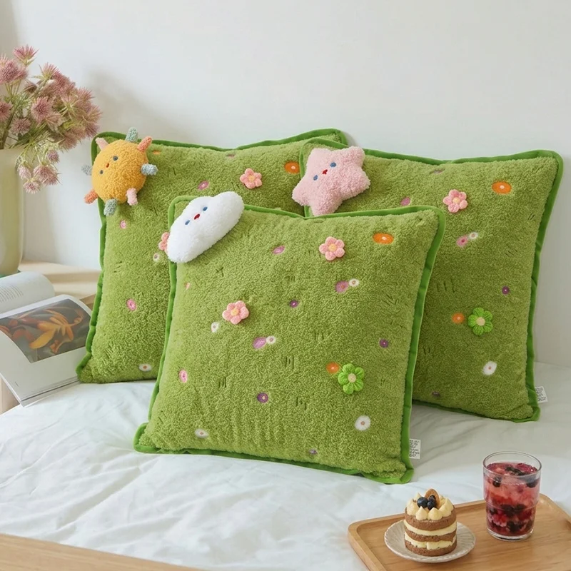 Simulation Grassland Plush Toys Creative Stuffed Soft Pillow Children Comfort Doll Home Decor Final Rewards for Kids Gifts