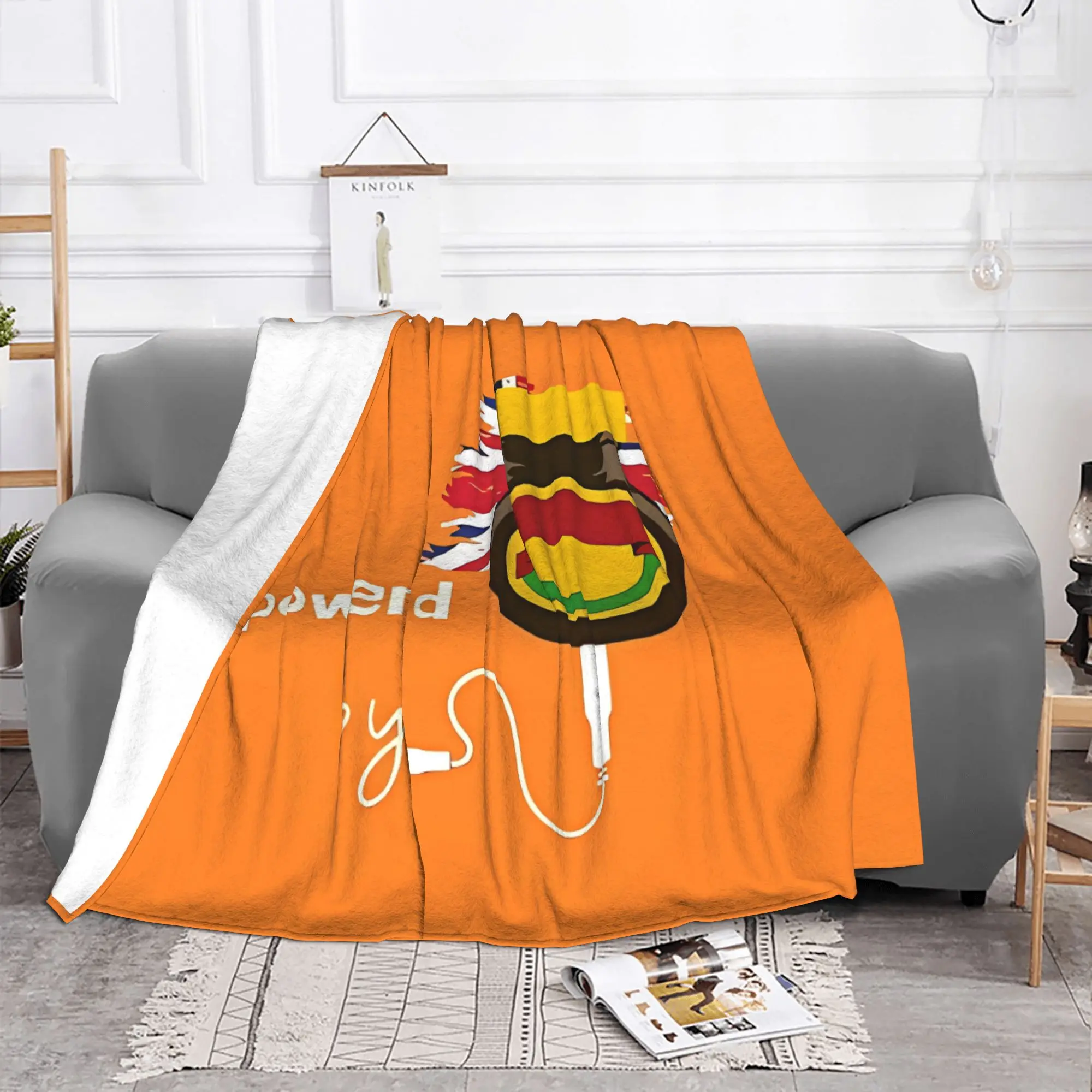 1PC home Cute Room Decor Powered Blanket Throw Blanket Marmite Novelty Warm Blanket All Season